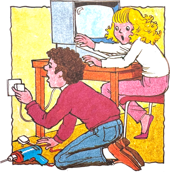 unplugging the computer