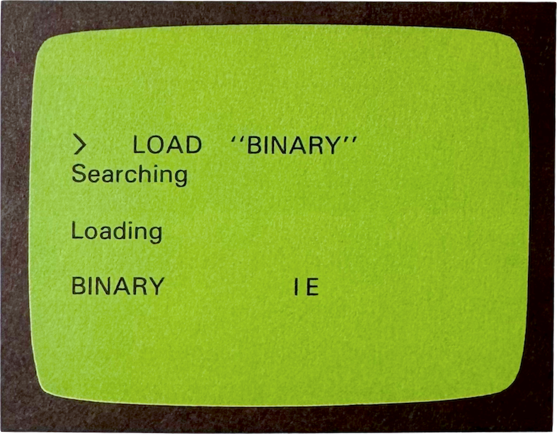 computer screen showing hexadecimal